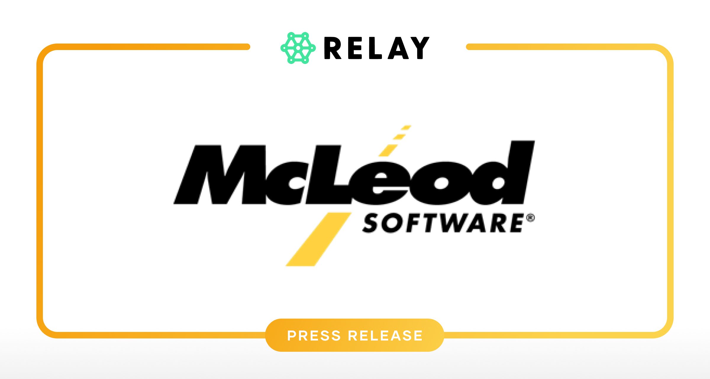 Relay Payments integrates with McLeod Software, enabling carriers and
